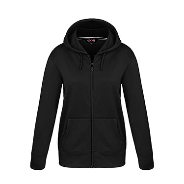 CX2 Ladies Polyester Full-Zip Hooded Sweatshirt