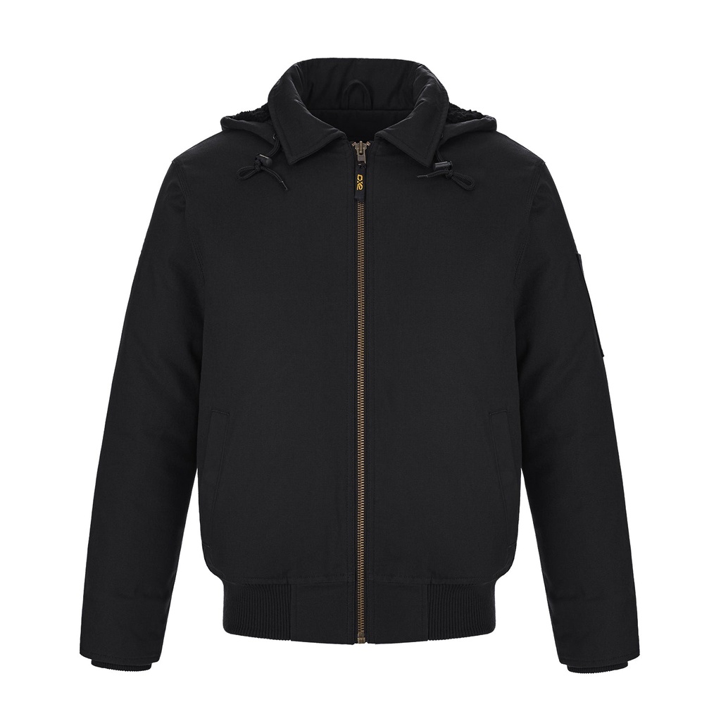CX2 Adult Cotton Canvas Bomber Jacket w/ Detachable Hood