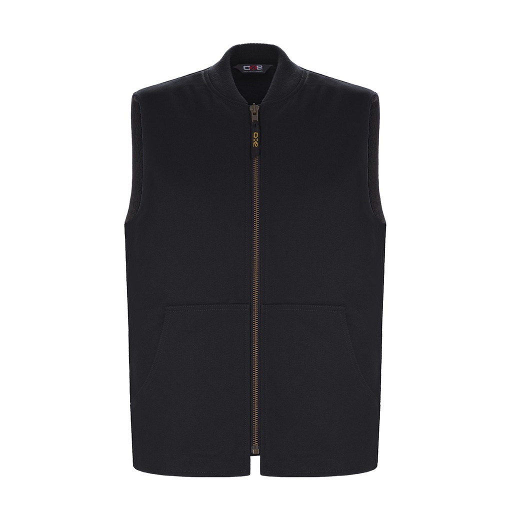 CX2 Adult Cotton Canvas Vest w/ Sherpa Lining