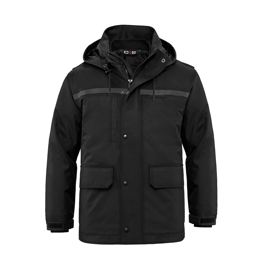 CX2 Adult Heavy Duty 3 in 1 Parka with Detachable Hood