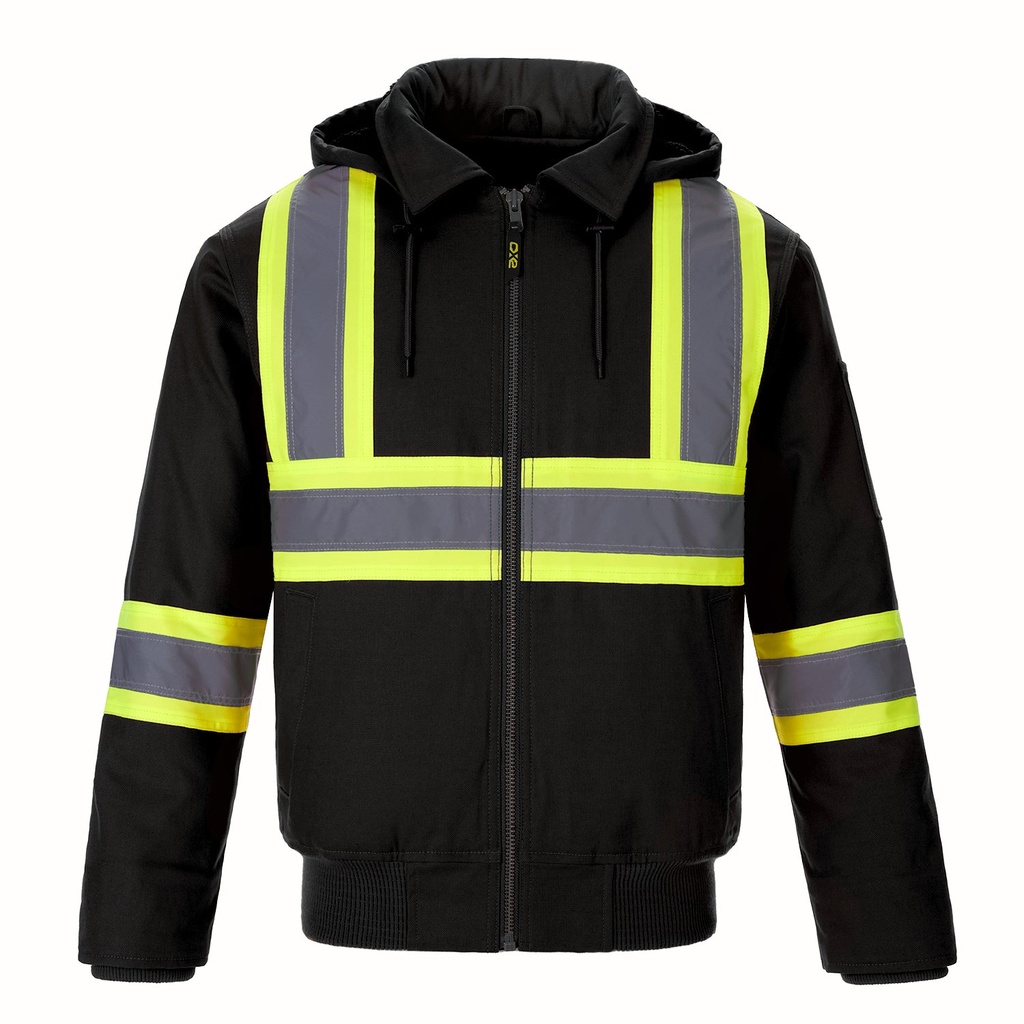 CX2 HiVis Hivis Bomber Jacket With Sherpa Lining