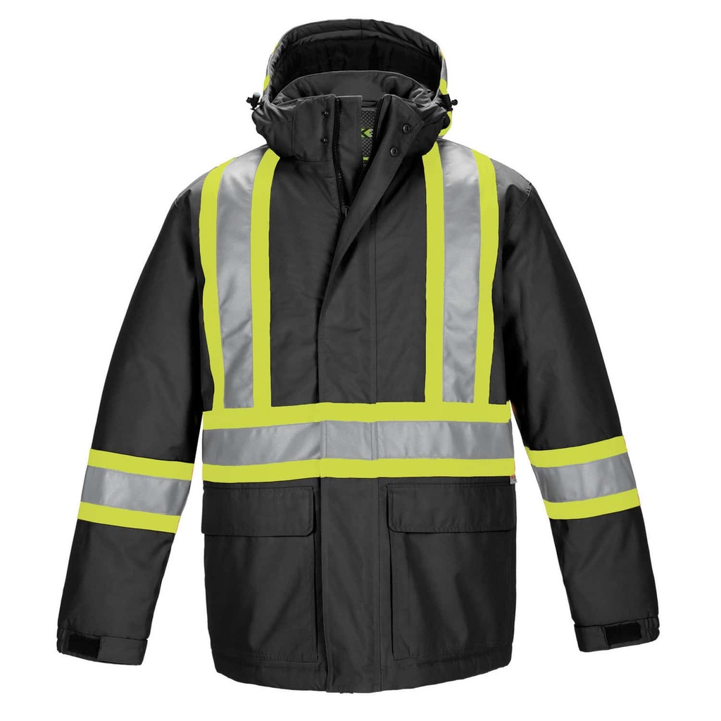 CX2 HiVis Polyester Canvas Hi-Vis Parka