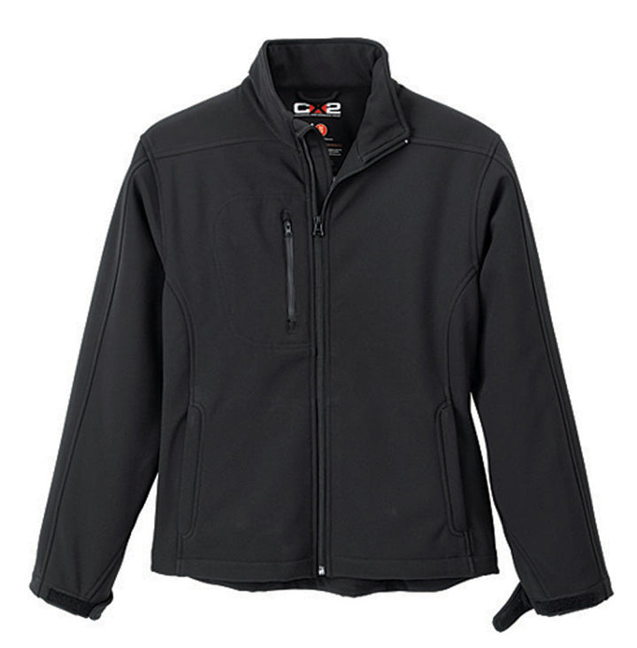 CX2 HiVis Ladies Full Zip Softshell