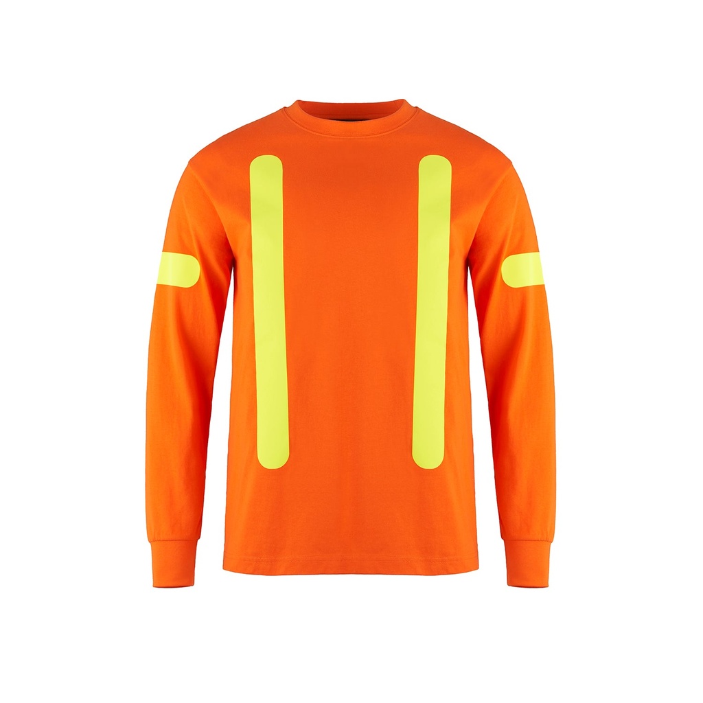 CX2 Hivis Cotton Long Sleeve Safety T-Shirt