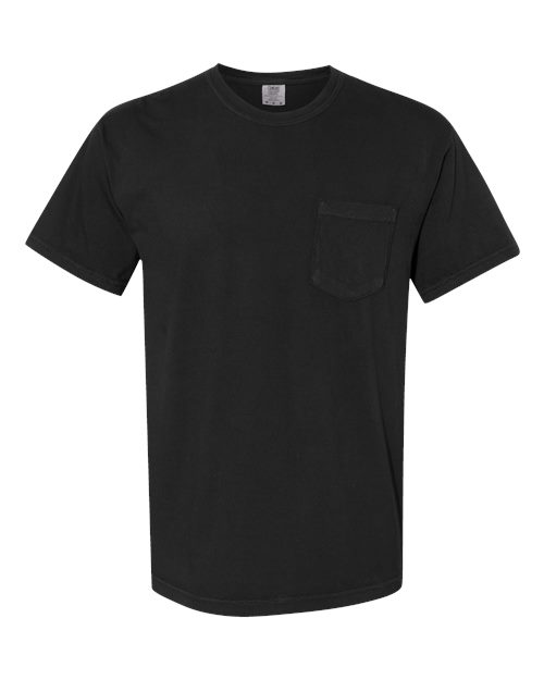 Comfort Colors T-shirt épais à poche teinté en pièce