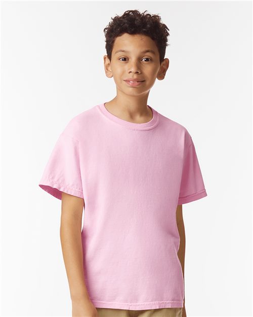 Comfort Colors T-shirt lourd teinté en pièce pour enfants