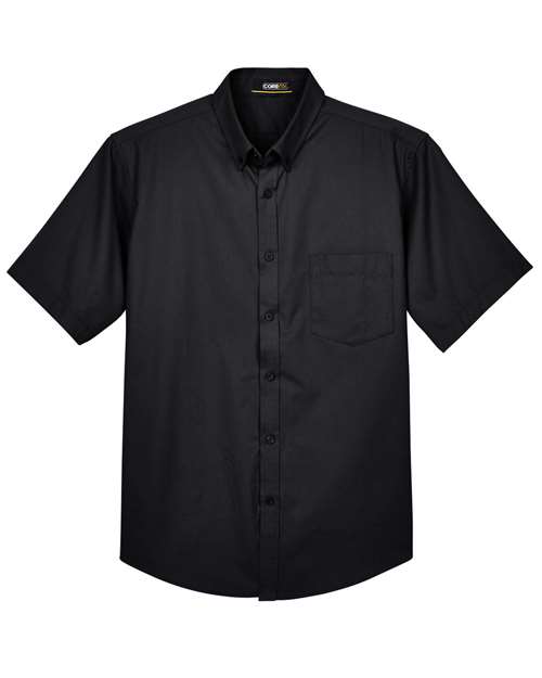 CORE365 Chemise en sergé à manches courtes Optimum