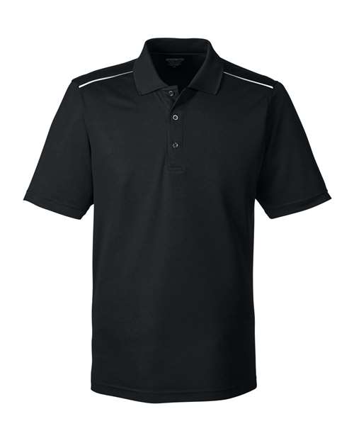 CORE365 Polo piqué avec passepoil réfléchissant Radiant