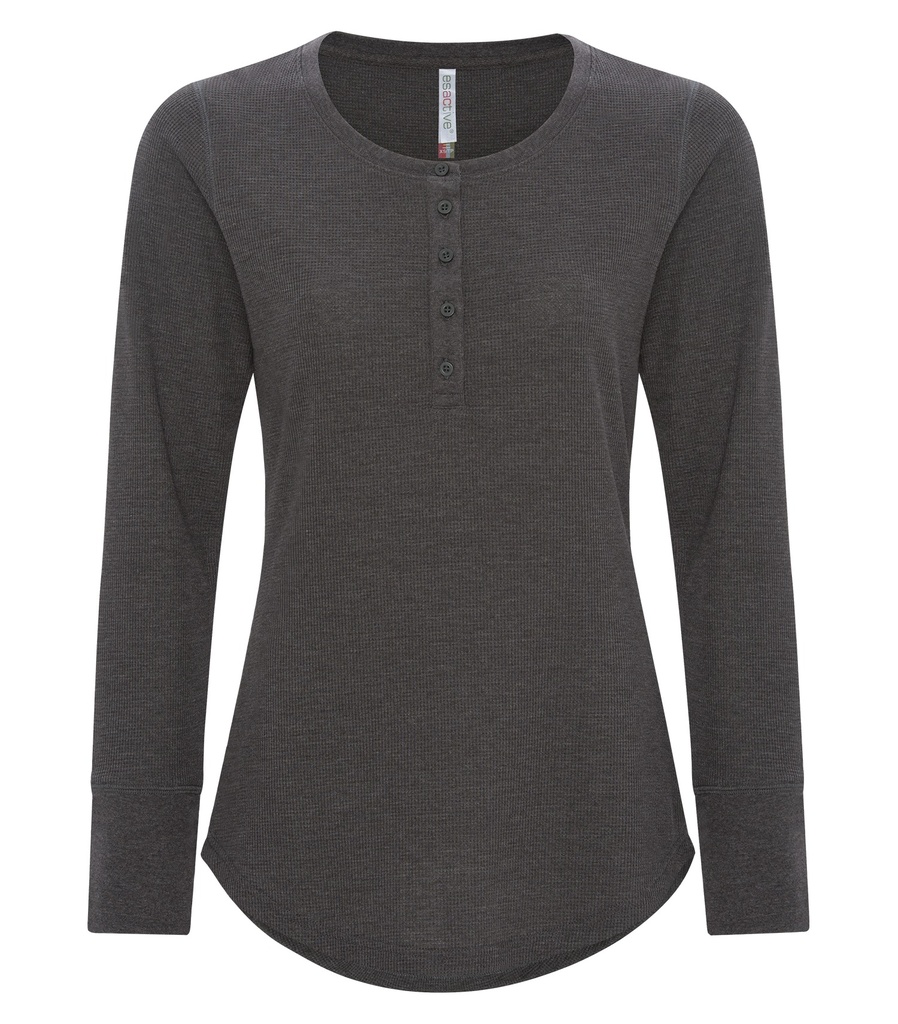 ATCᴹᶜ ESACTIVEᴹᴰ ATCᴹᶜ ESACTIVEᴹᴰ HENLEY À MANCHES LONGUES VINTAGE THERMAL POUR FEMMES