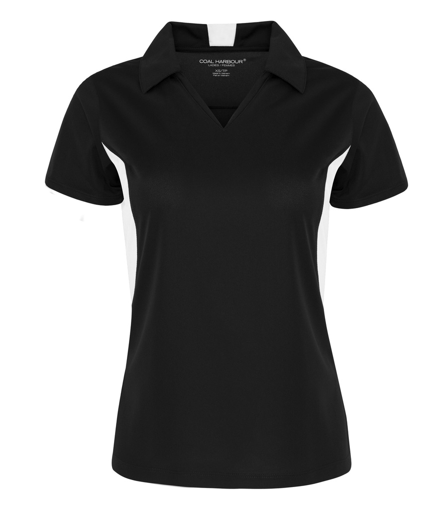 Coal Harbourᴹᴰ COAL HARBOURᴹᴰ POLO BICOLORE RÉSISTANT AUX ACCROCS POUR FEMMES