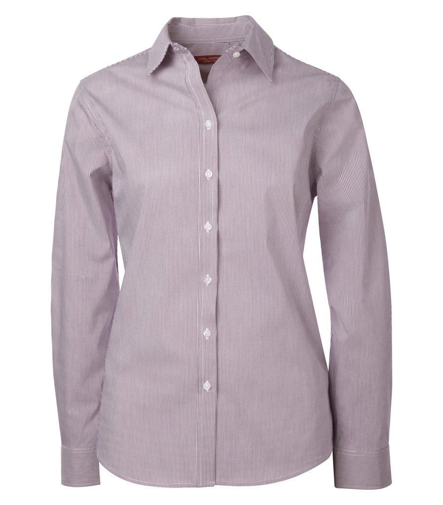Coal Harbourᴹᴰ COAL HARBOURᴹᴰ CHEMISE TISSÉE EXTENSIBLE À FINES RAYURES POUR FEMMES