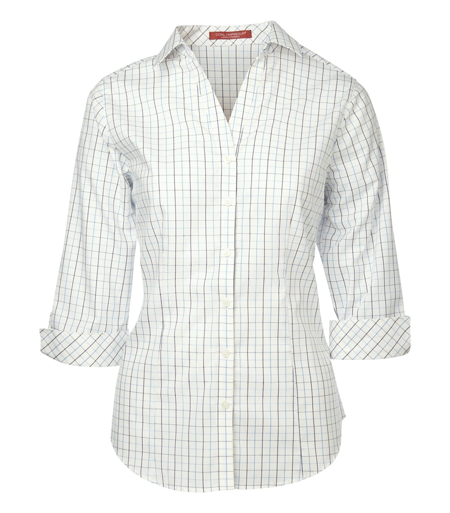Coal Harbourᴹᴰ COAL HARBOURᴹᴰ CHEMISE TISSÉE À CARREAUX POUR FEMMES