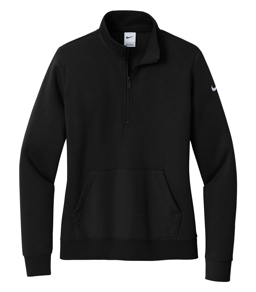 Nike NIKE CHANDAIL À DEMI-GLISSIÈRE MOLLETON CLUB AVEC SWOOSH À LA MANCHE POUR FEMMES
