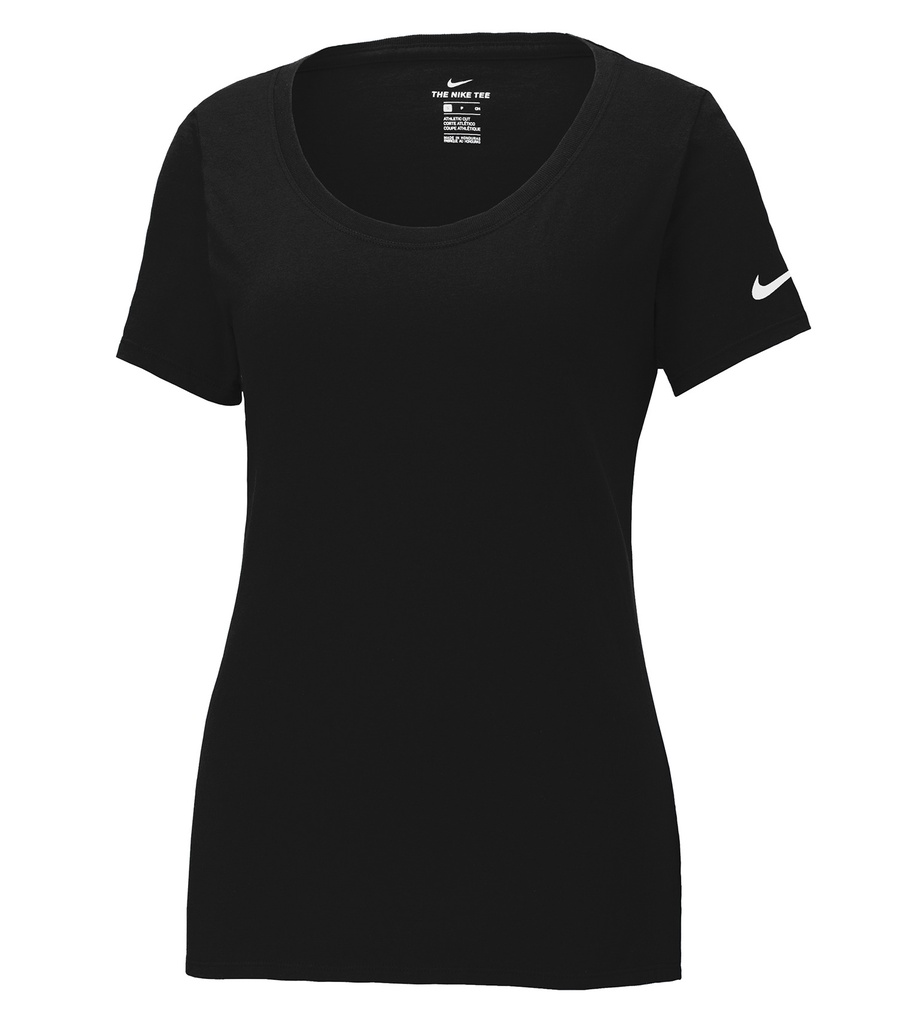 Nike NIKE T-SHIRT Dri-FIT COTTON/POLY À COL ARRONDI PROFOND POUR FEMMES
