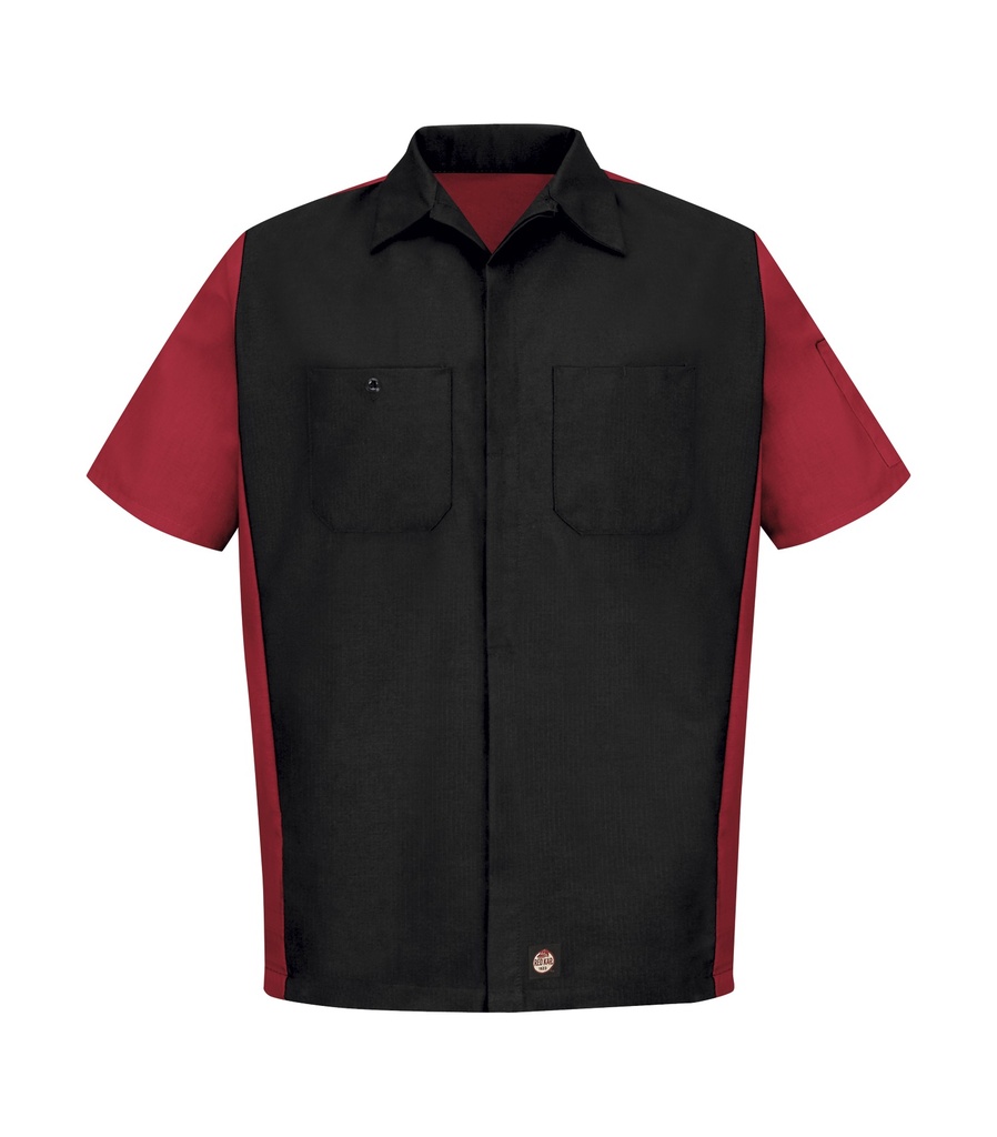 Red Kapᴹᴰ RED KAPᴹᴰ CHEMISE TISSÉE À MANCHES COURTES CREW