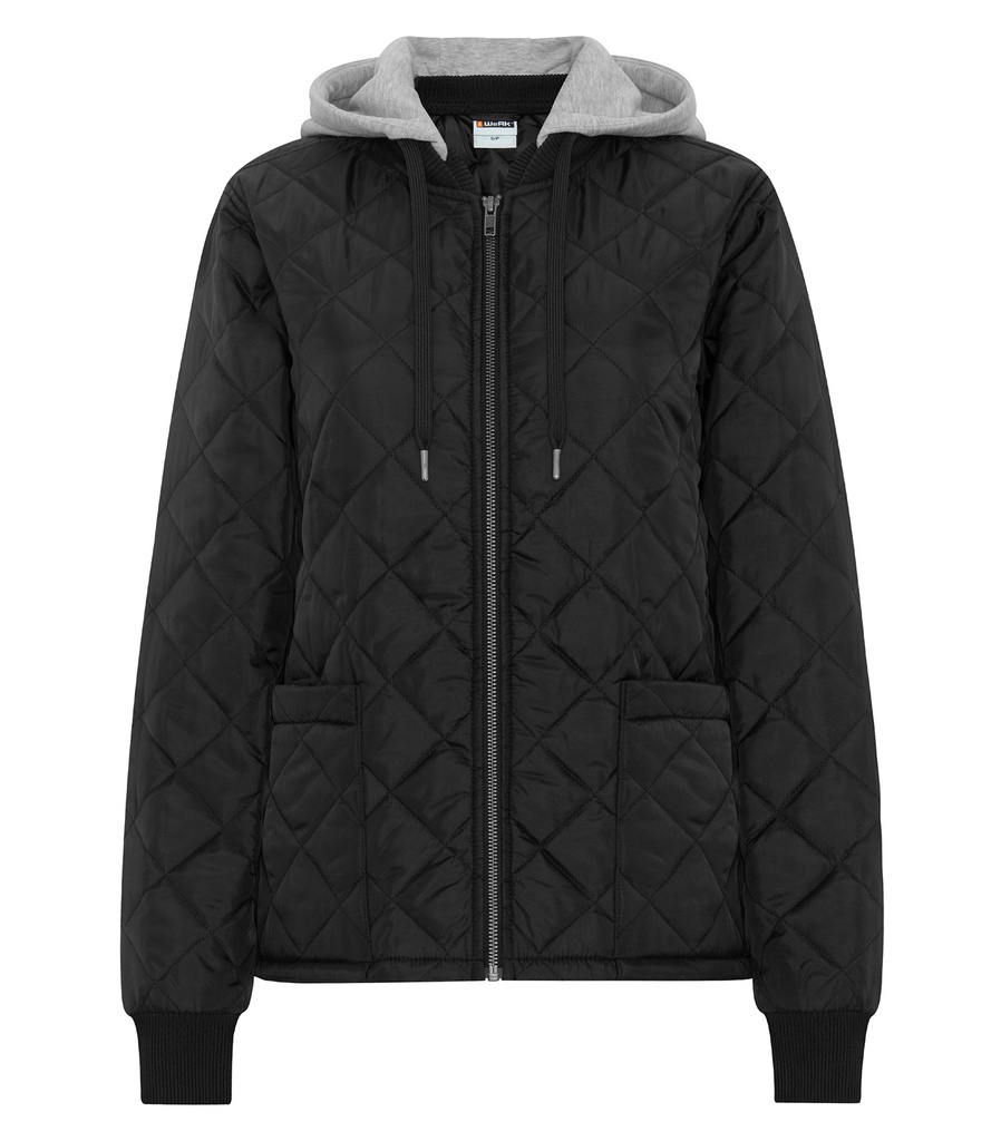 ATC WeRKᴹᶜ ATC WeRKᴹᶜ MANTEAU FREEZER MATELASSÉ POUR FEMMES AVEC CAPUCHON DÉTACHABLE