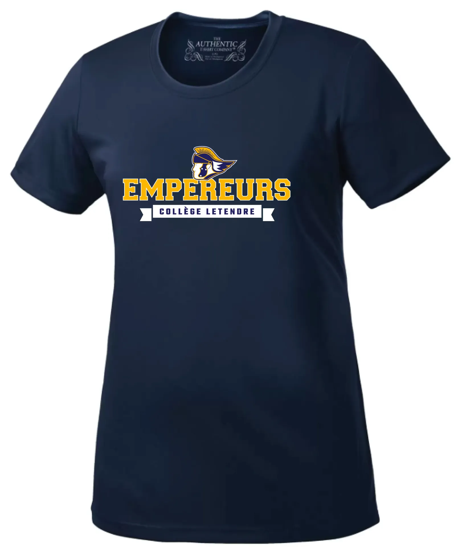 WOMEN'S PERFORMANCE PRINTED DRY FIT (True Navy-2XL)