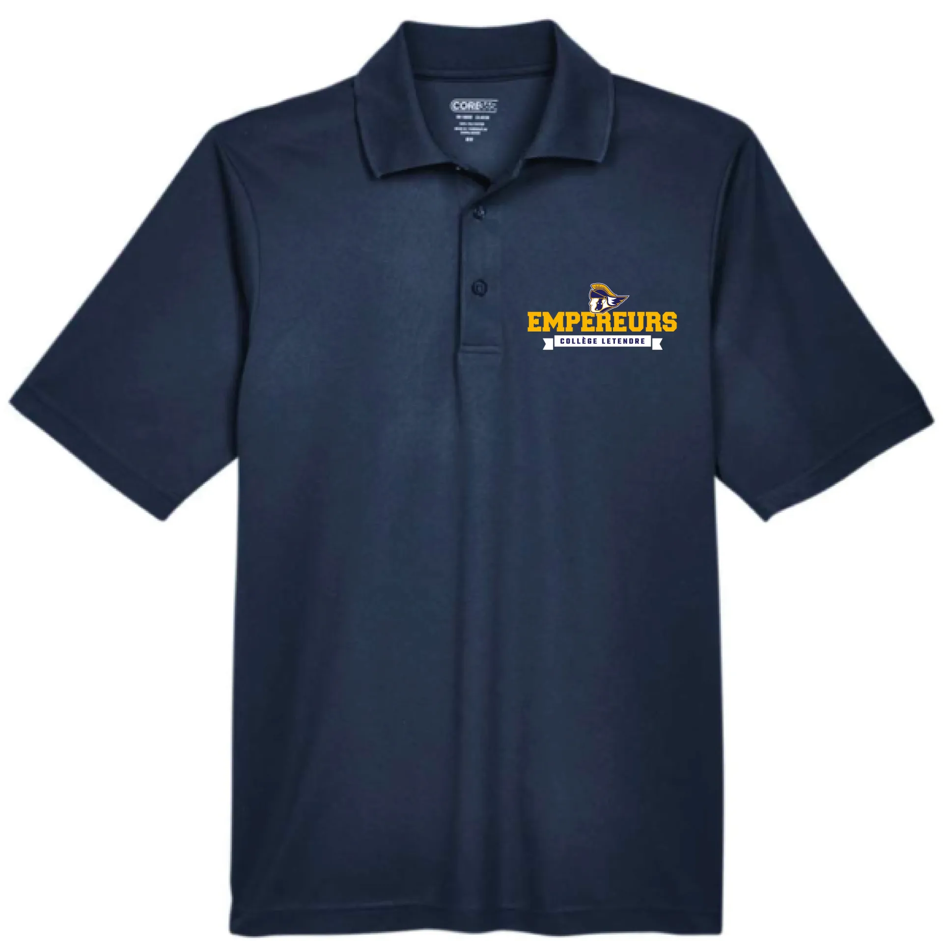 POLO HOMME IMPRIMÉ (Marine classique-2XL)