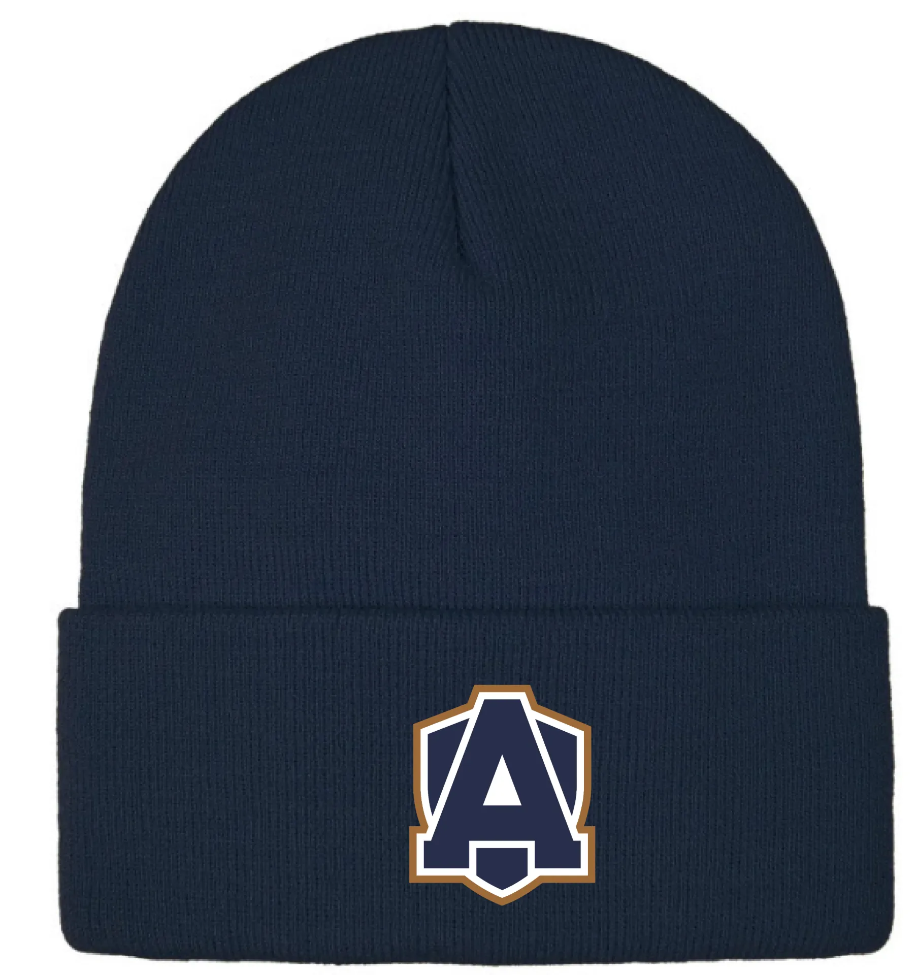 EMBROIDERED ACRYLIC CUFF TOQUE 